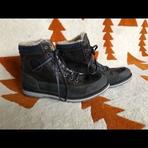 STEVE MADDEN MENS 13 Karos BLUE BOOT
